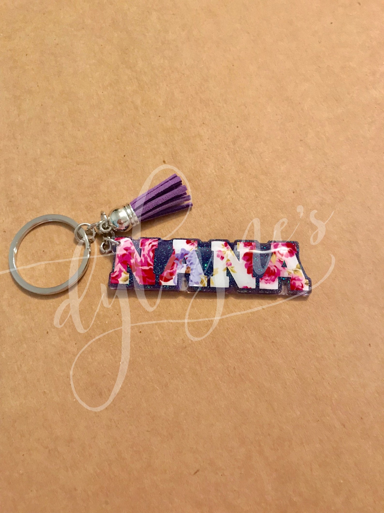 Nana Custom Acrylic Keychain/Personalized Nana keychain/Nana Etsy