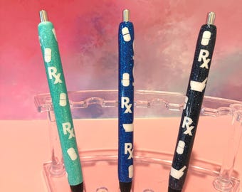 Personalisierter Apotheke Glitter Gelschreiber: Individueller InkJoy Pen, Apotheker Geschenk