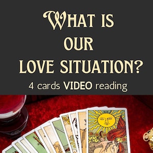 Audiolezing Tarot Liefdessituatie voor duidelijkheid en romantische begeleiding 4 kaarten relatievoorspelling Soulmates Verjaardagscadeau Nieuw begin