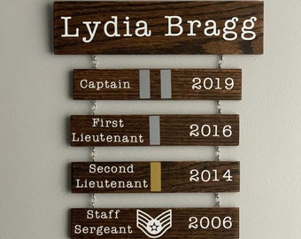 Military Promotion Etsy