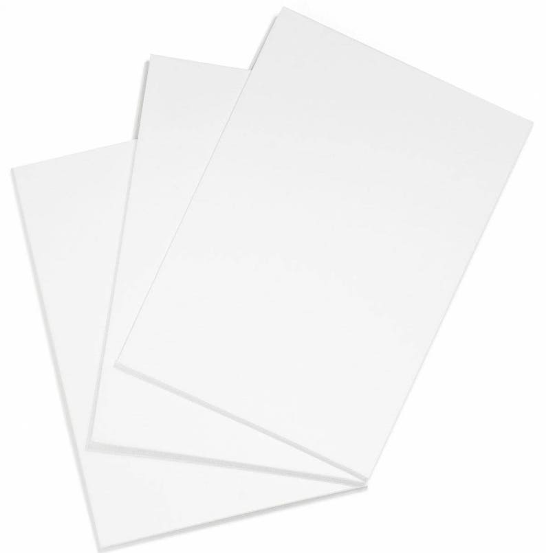 Blank Canvas Panels Set of 3 Professional Artist Quality Etsy