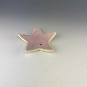 3” light violet purple star plate A243