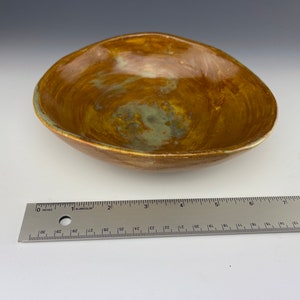 7” yellow orche bowl A32