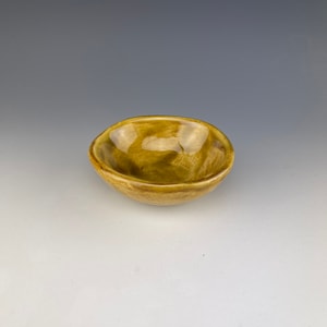 2.5” small yellow orche bowl A30