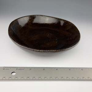 7” brown bowl A37