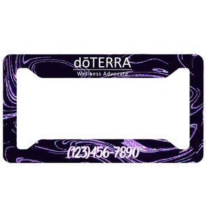 doTerra Marble Car Tags, doTerra Marble License Plates, doTerra Frames, doTERRA oils