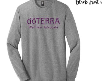 DoTerra Compliance Approved Tri-Blend Glitter Longsleeve Shirt, DoTerra Tri-Blend, DoTerra,Shirt,DoTerra Clothing DM 132  doTERRA oils