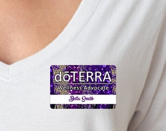 Doterra Name Tag, Printed Doterra Name Badge, Doterra Nametag, Doterra Namebadge, Doterra Gear, Doterra Event