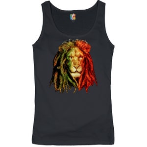 Löwe mit Dreadlocks Damen Tank Top Rastafari, Jah, Jamaika, Marihuana, 420, Reggae, Cannabis, Dreadlocks, Geschenk für UnkrautLiebhaber