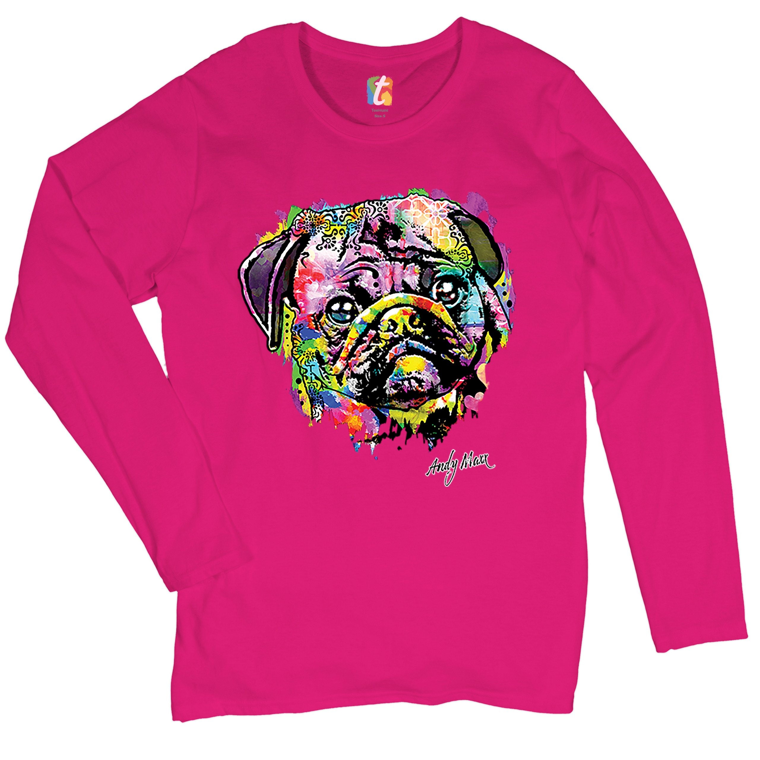 pug long sleeve shirt