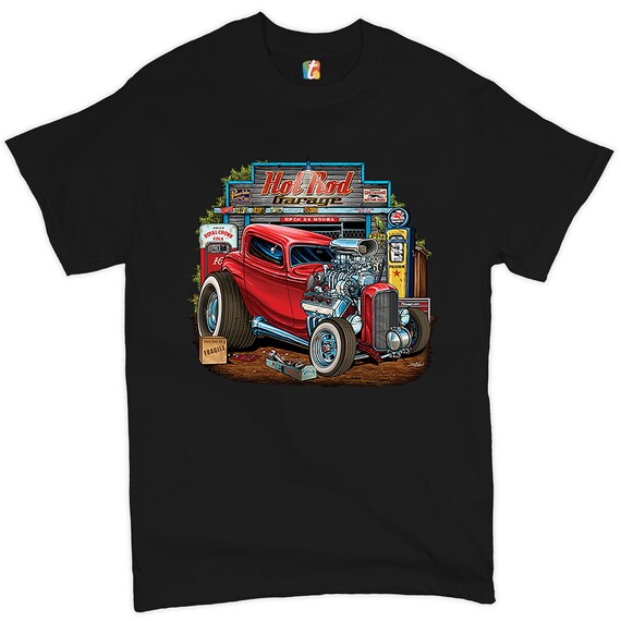 Damen Born To Race American Muscle Car Hot Rod Drag Racing V8