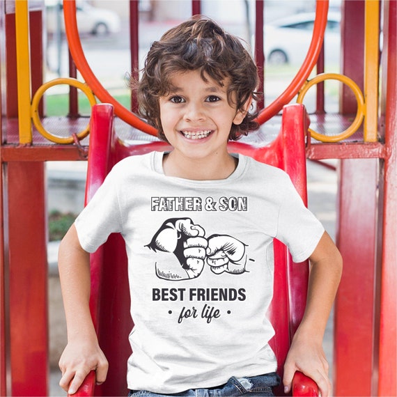 COPPIA T-shirt Pap&agrave; Figlio LA BELLA E LA BESTIA - Regali Personalizzati