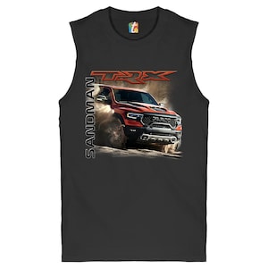 RAM 1500 TRX Sandman Muscle Shirt Off-Road V8 Pickup Truck Licensed Men&#39;s