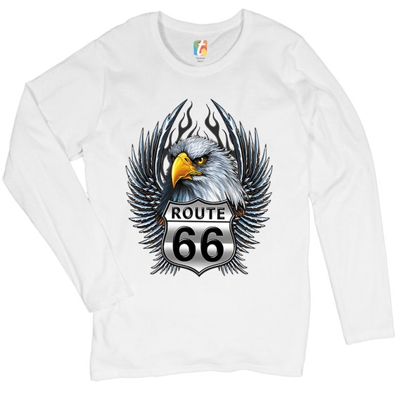 Bald Eagle Route 66 Road Sign Women's 