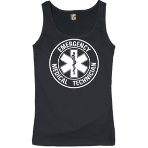 Emergency Medical Technician Women&#39;s Tank Top EMT, EMS, Star of Life, First Responder, Paramedic, CPR, Medical Assistant