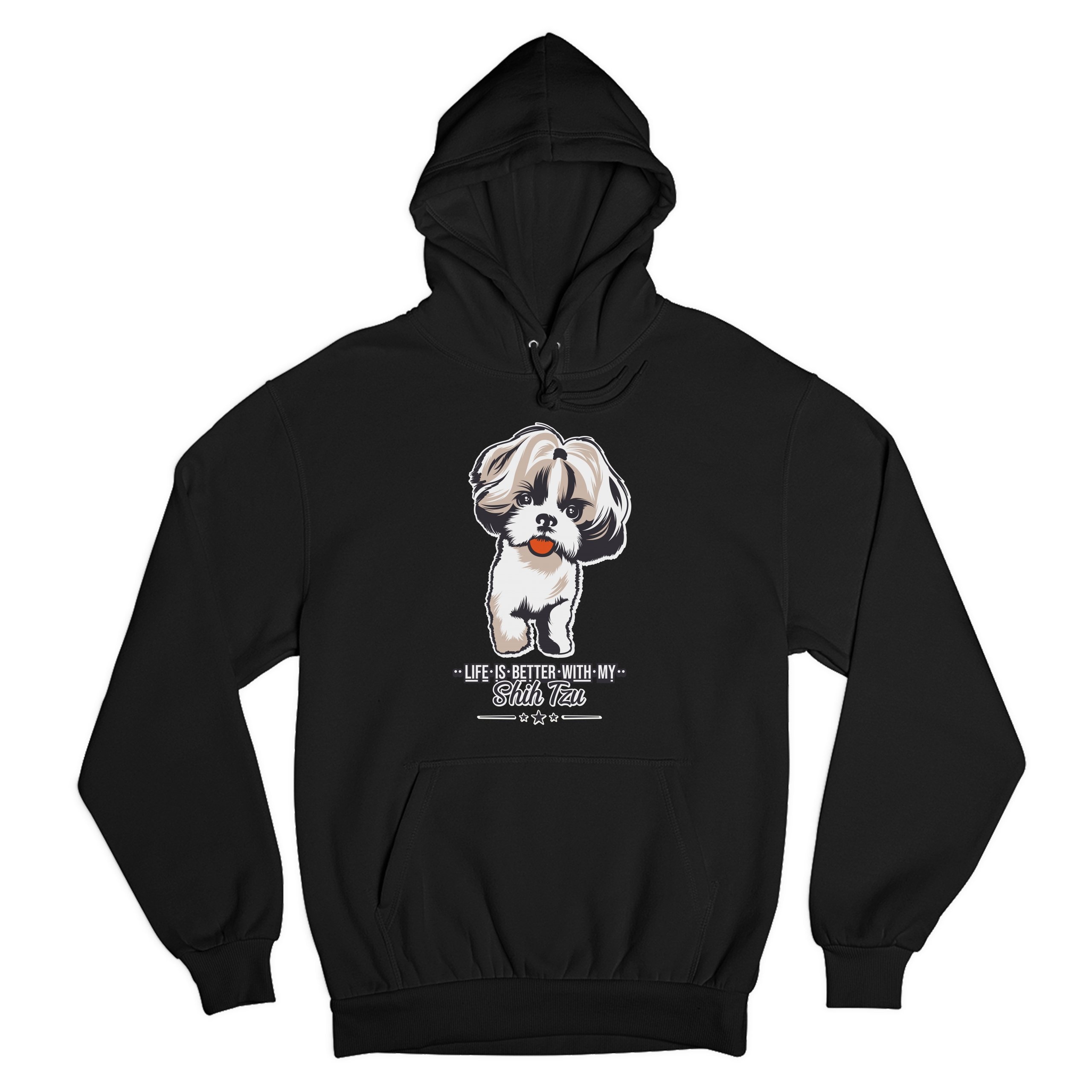 Shih Tzu Hoodie - Black Shih Tzu Hoodie - Black