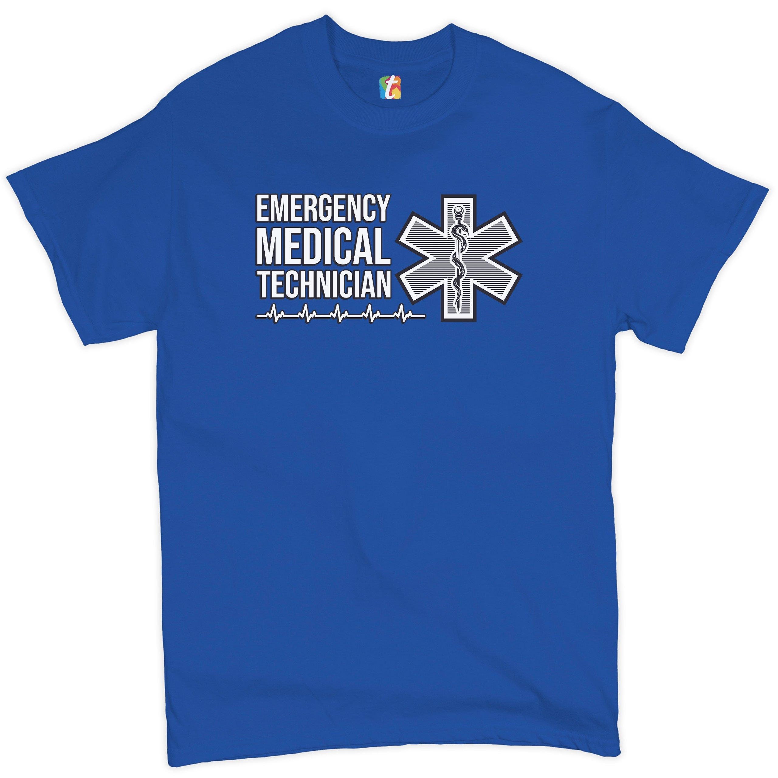 Emergency Medical Technician T-shirt EMT EMS Paramedic First Responder Star  of Life CPR Medical Assistant Emergency Service Men's Tee -  Denmark