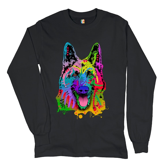 Happy German Shepherd T-shirt Andy Maxx I Love My Dog Best Friend Men's Tee 
