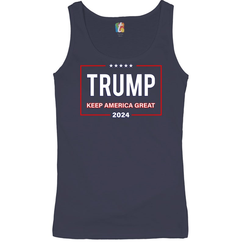 Donald Trump Keep America Great 2024 Women/'s Tank Top Vote Red Conservative