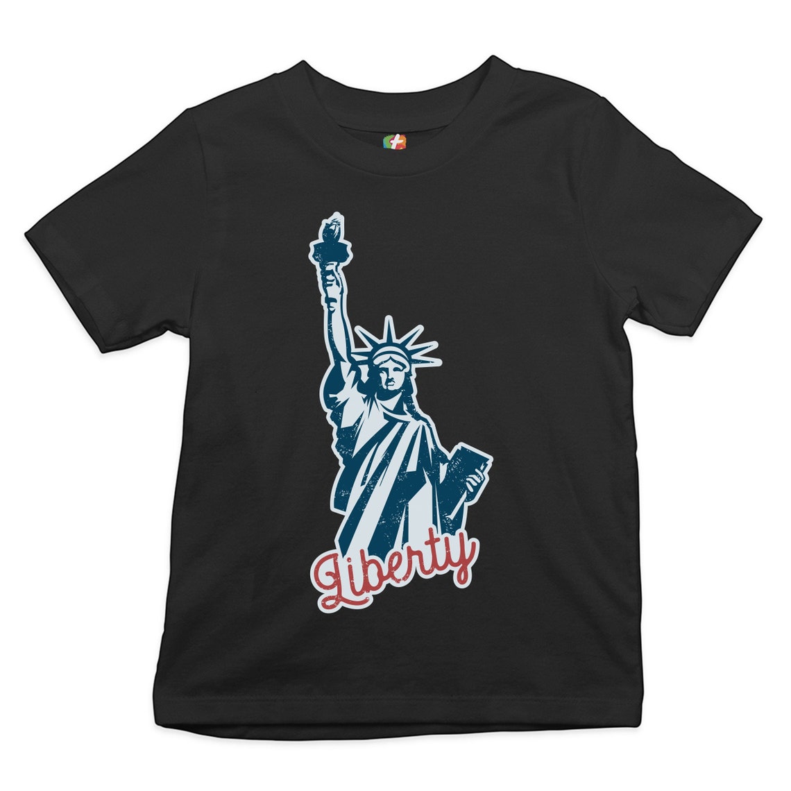 Statue of Liberty Youth Tshirt Freedom Independence Day 4th Etsy
