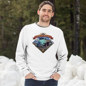 Felpa Keep On Truckin' Route 66 Vintage Unisex - Girocollo In Felpa, Nuova Con Etichette - Foto 5
