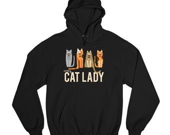 Crazy Cat Lady Sweatshirt Mother's Day Cat Lover Kitten Kitty Hoodie