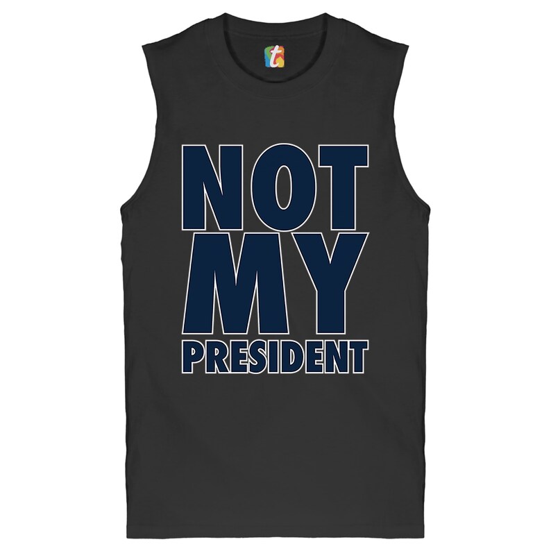 Sleepy Joe Gift for Republican Conservative Impeach Not My President Muscle Shirt Anti Biden Biden Is Not My President Men/'s