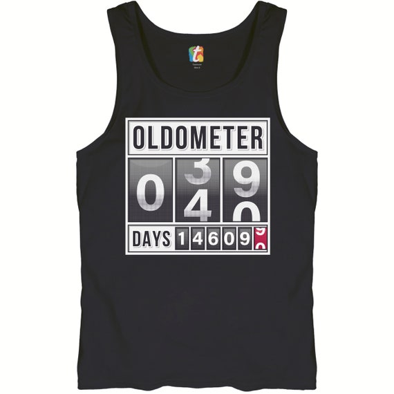 Mens Funny Oldometer 40th Birthday Counting Shirt Mens Funny Oldometer 40th Birthday Counting Shirt