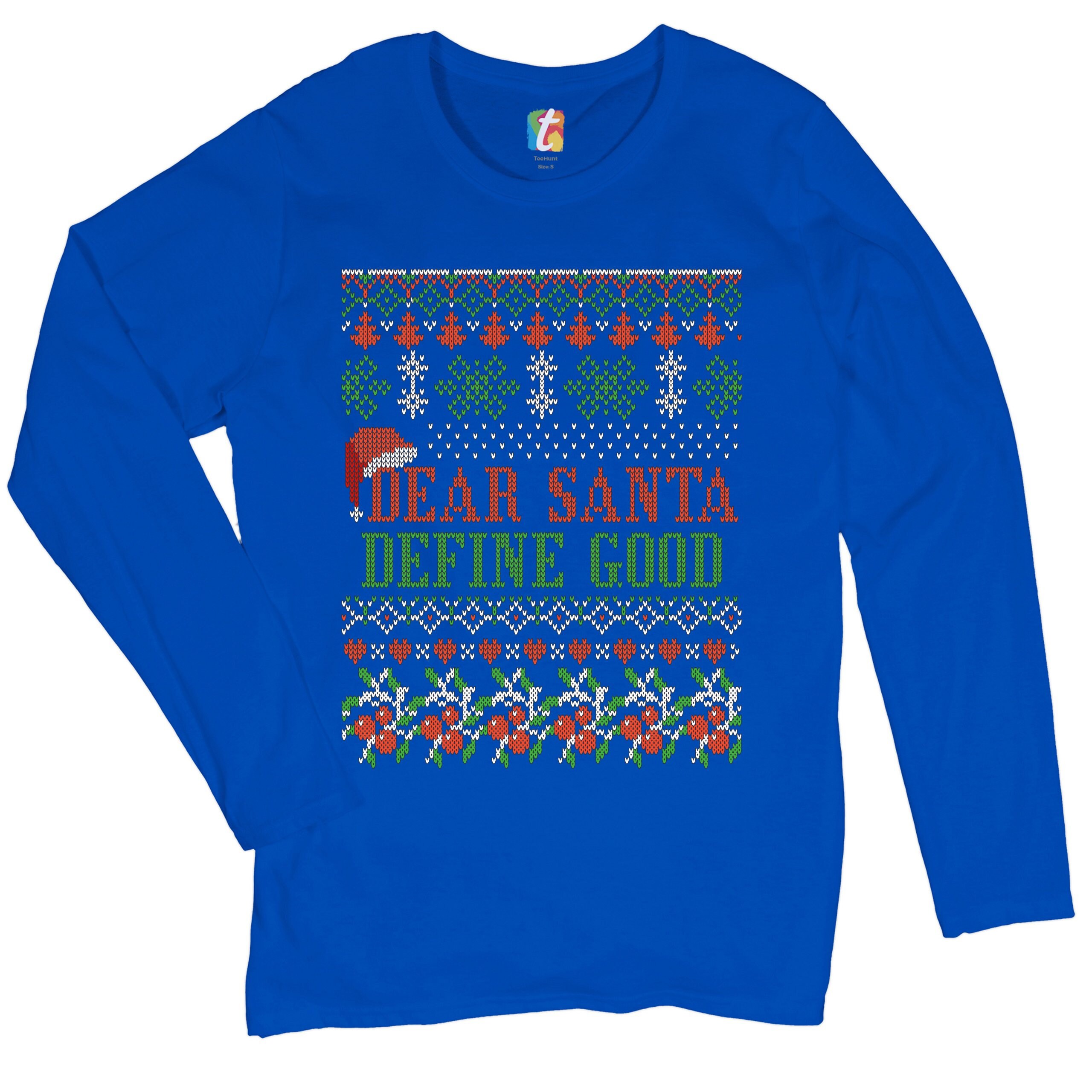 Santa define good jumper next top