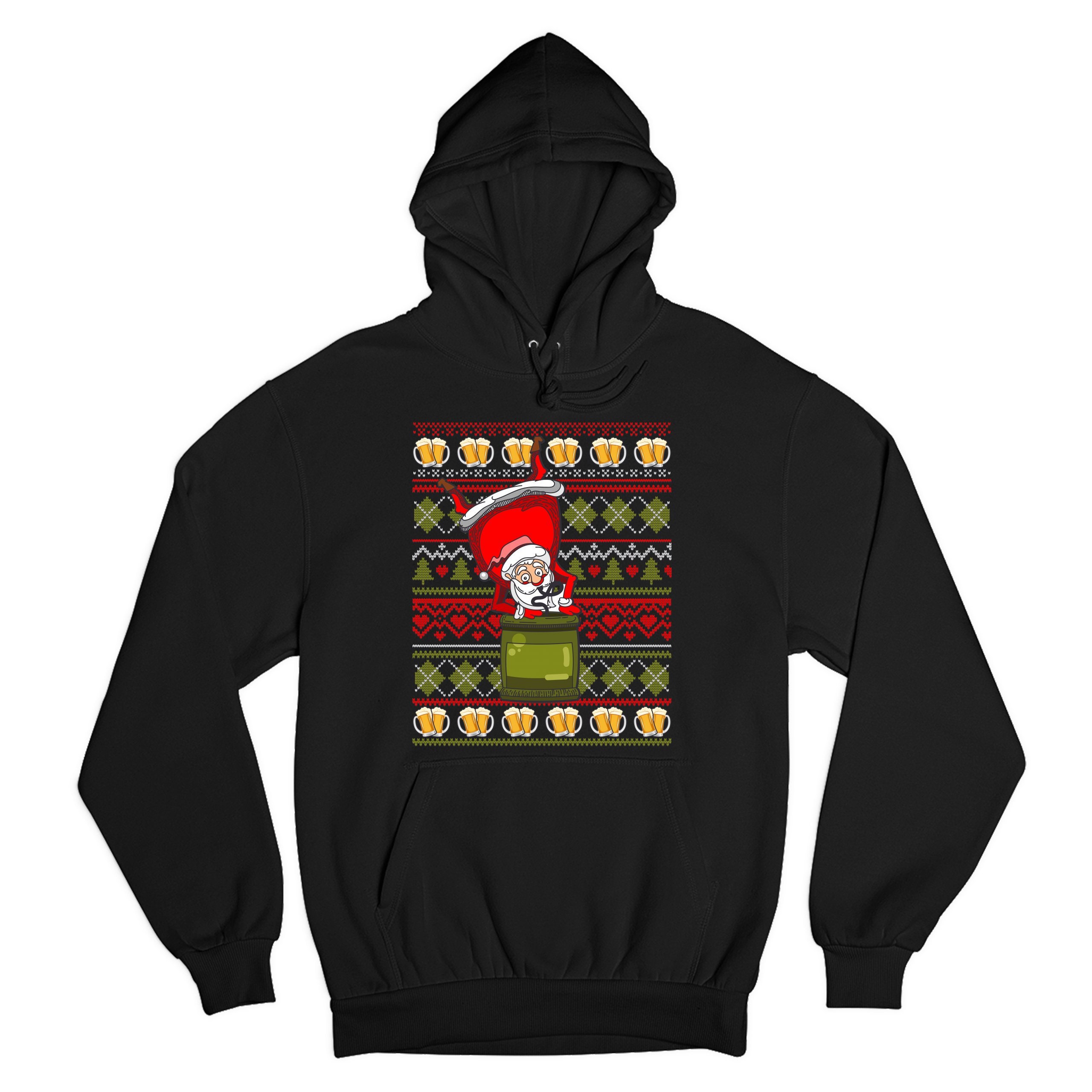 Santa Claus Keg Stand Sweatshirt 