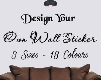 Vinyl Wall Decal | Etsy UK