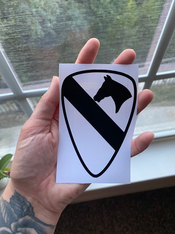 1st CAV Army Logo Decal Available in Multiple Colors Etsy