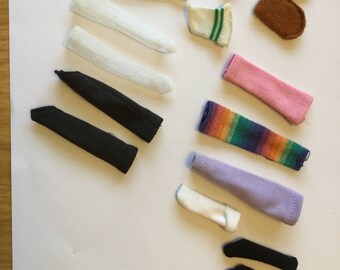 Vintage Sindy Gloves, socks, Legwarmers