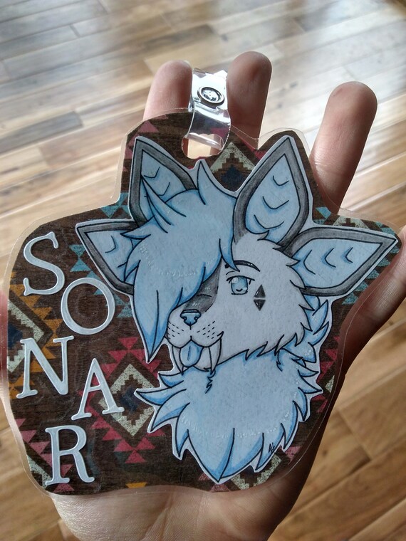 picture Fursona Badge stylized fursona badges