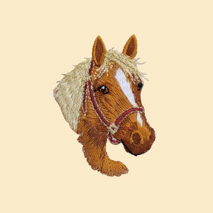 Toppa termoadesiva per cavallo/Toppa ricamata per cavallo/Regalo per amante del cavallo/Toppa equestre/Icona del cavallo/Toppe equestri in ferro/Redini di cavallo Briglia Patch