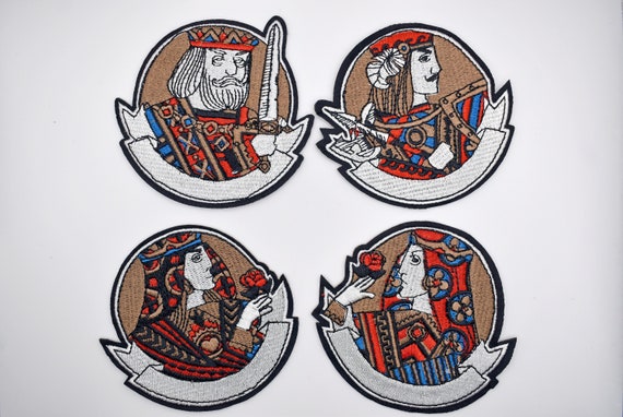 Patch écusson Pique As Thermocollant – Brodé, Motif Cartes à Jouer