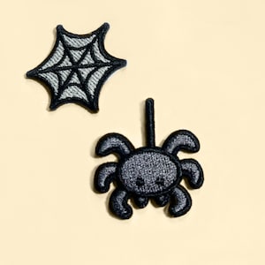Stick-On Spider Web Patches/Halloween Costume Patch/Halloween Badge/Halloween decoration/Halloween Craft/Decorative Patch/Spider Badge/DIY