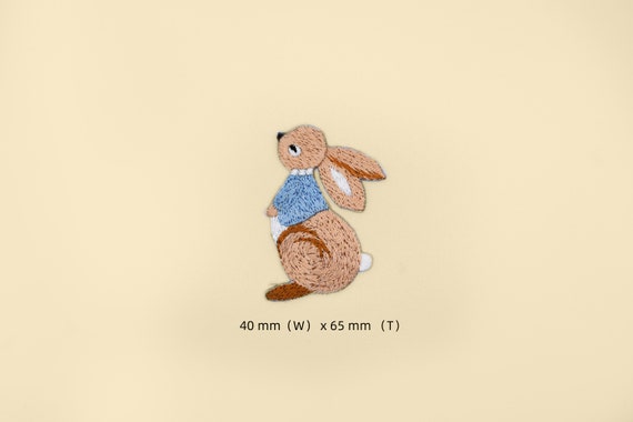 Iron on Rabbit Badge Iron on Rabbit Badge