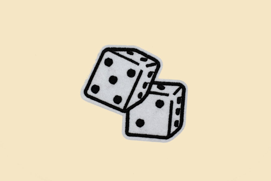 Iron-on Large Dice Patch/gamble Game Badge/decorative Patch/diy ...