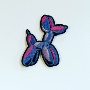Iron-On Large Balloon Dog Patch/Cute Patch/DIY Patch/Fun Patch/DIY Appliqué/DIY Embroidery/Decorative Patch/Balloon Patch/Balloon Lover Gift image 2