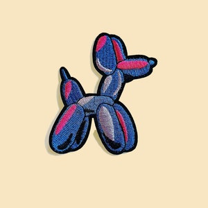 Iron-On Large Balloon Dog Patch/Cute Patch/DIY Patch/Fun Patch/DIY Appliqué/DIY Embroidery/Decorative Patch/Balloon Patch/Balloon Lover Gift
