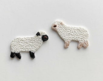 Cute Black Sheep Ewe Character Pretty Goat Fun Kids Children Iron-On Patch #A044 