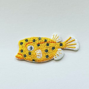 Iron-On Pufferfish Blowfish Patch/Fugu Fish Patch/Fugu Fish Lover Gift/Sealife Lover Gift/Pufferfish Lover Gift/Fish Lover Gift/Sealife image 2