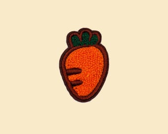 にんじんビーズラインストーンパッチアップリケ、刺繍パッチ、帽子、服