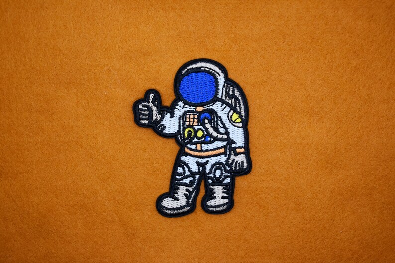 Astronaut Iron on Patch/space Badge/nasa Badge/diy Embroidery ...