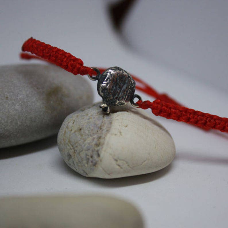 gift for her Armenian jewelry silver sterling with red color pomegranate pendant biblical jewelry Pomegranate bracelet Armenian gifts