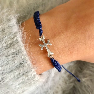 Armenian Jewelry Cross in Sterling Silver ,  Cross , Handmade Cross bracelet , Pendant, Native Armenian Cross, Best Gift, Armenian jewelry