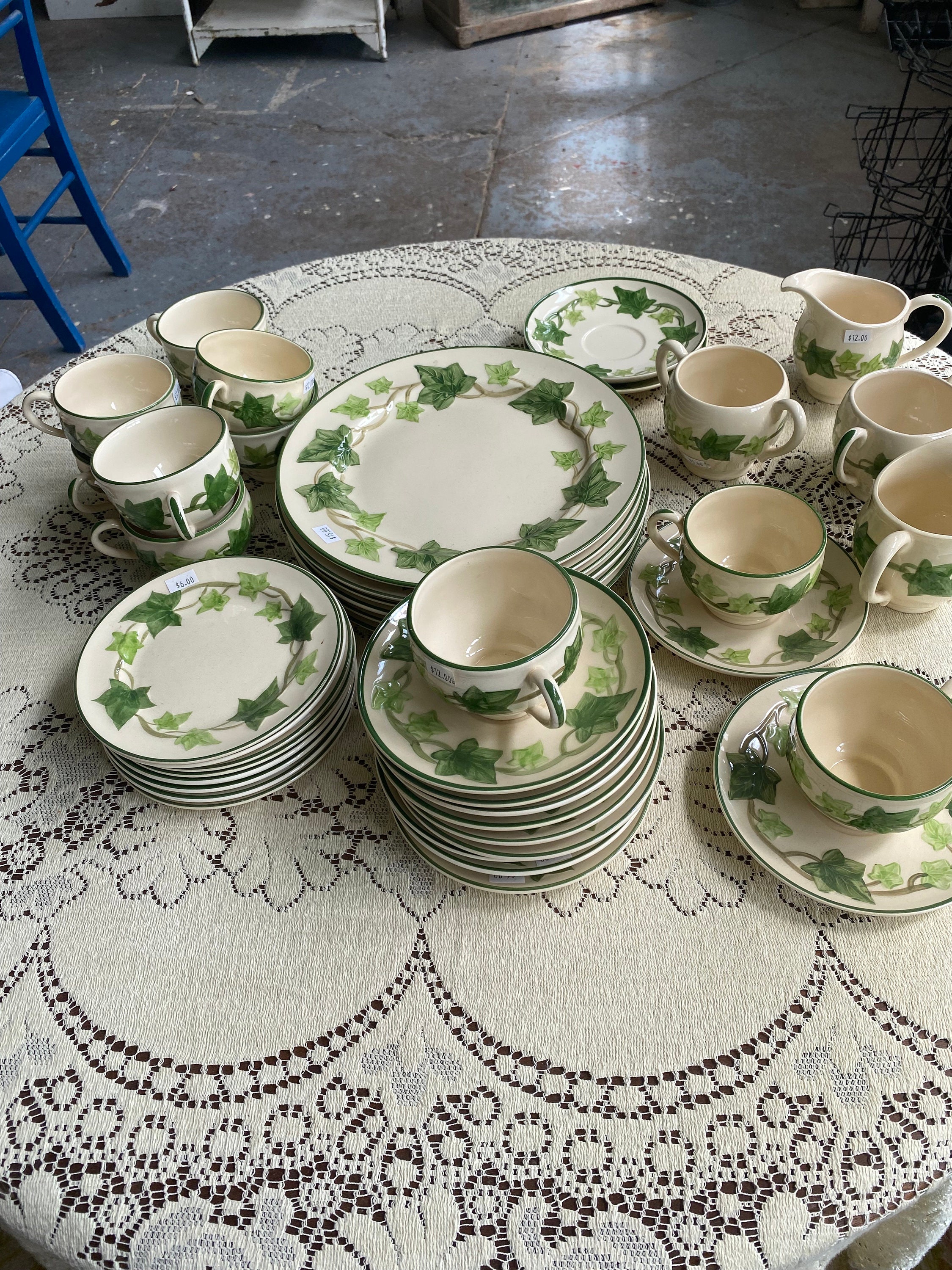 Vintage Franciscan Franciscan Ware Ivy Franciscan Ivy Dishes 40 Pieces