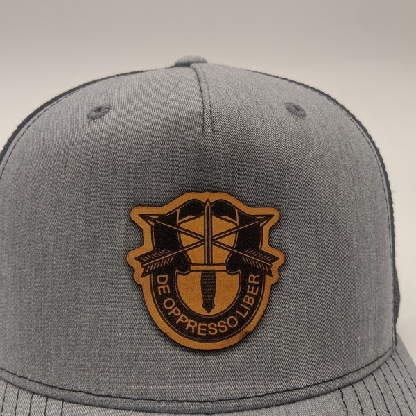 Special Forces Unit crest grey hat