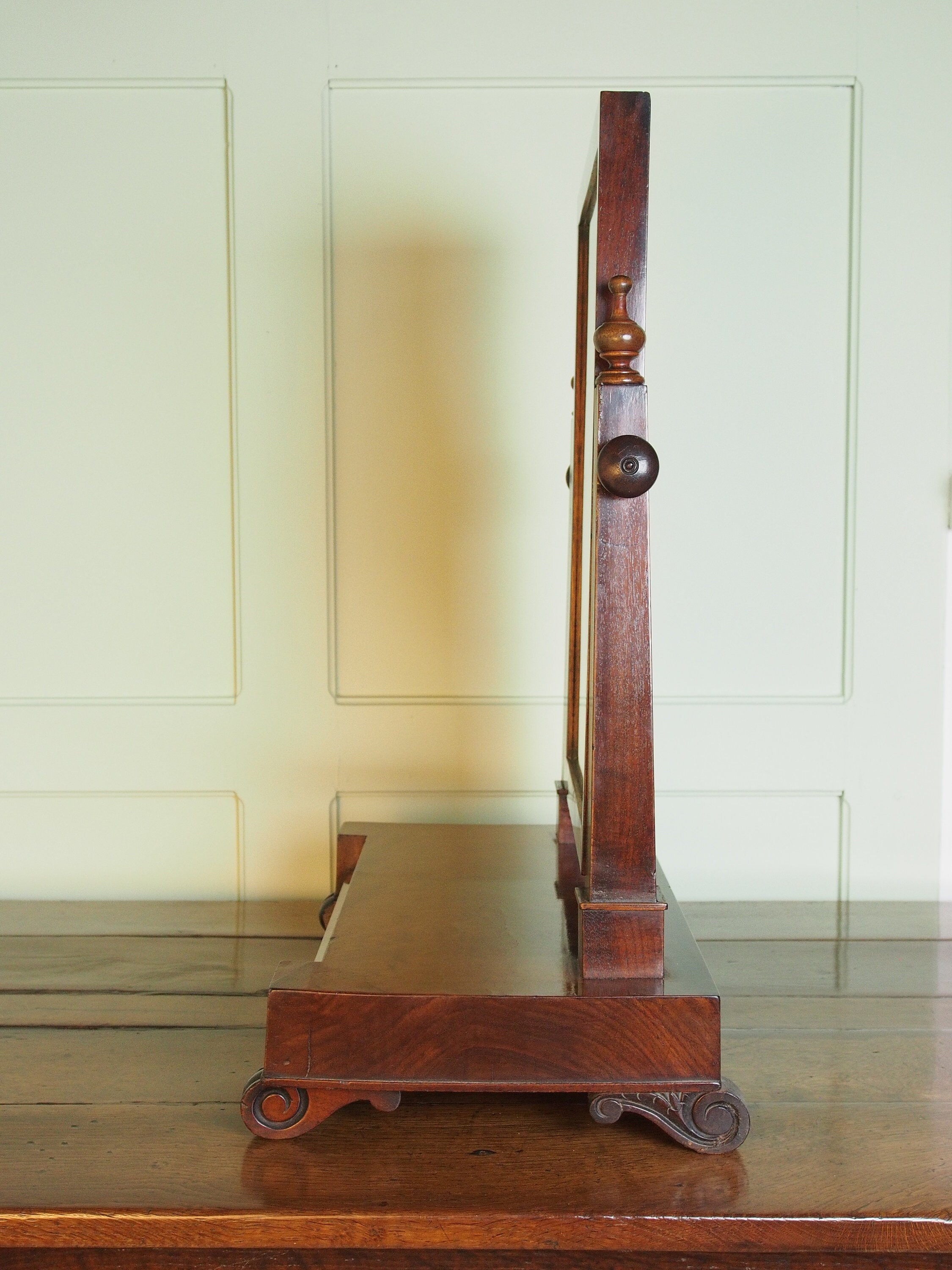 Dressing Table Mirror / Flame Mahogany / Swing Mirror / - Etsy